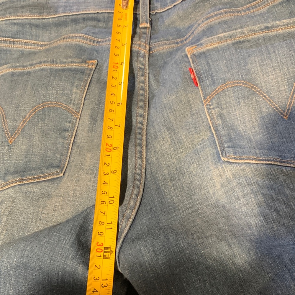 #492 “Levi’s” Embroidered Blue Jeans - Picture 11 of 13